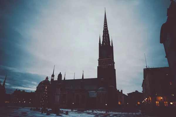 Rider Holm Εκκλησία Και Στοκχόλμη Τοποθεσία Σουηδία Στοκχόλμη — Φωτογραφία Αρχείου