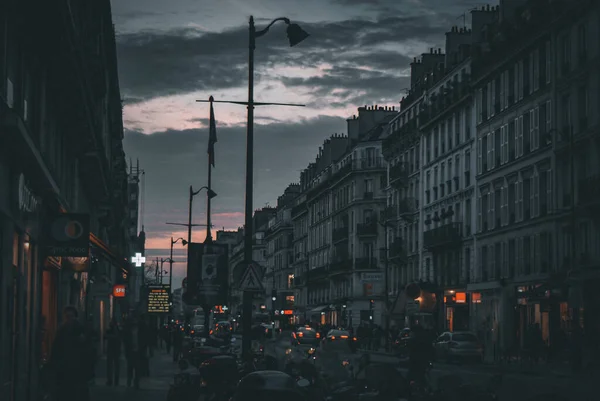 Párizs Városképe Franciaország Lövöldözés Helye Franciaország Párizs — Stock Fotó