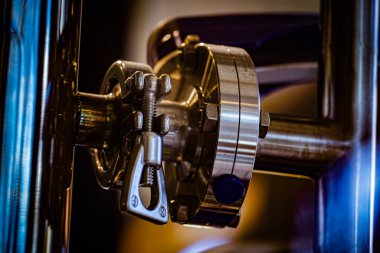 Stainless steel piping. Shooting Location: Minami -ku, Yokohama