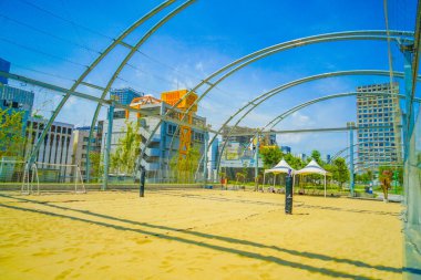 Beach Valley Court (Miyashita Park). Shooting Location: Shibuya -ku, Tokyo
