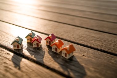 Colorful miniature house. Shooting Location: Yokohama-city kanagawa prefecture