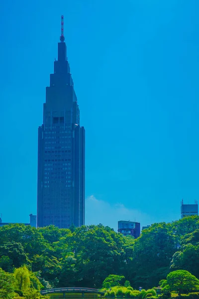 Budynek Ntt Docomo Yoyogi Rozmieszczenie Shinjuku Tokio — Zdjęcie stockowe