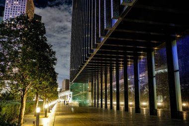 Shiodome ofis bölgesi. Çekim yeri: Minato -ku, Tokyo