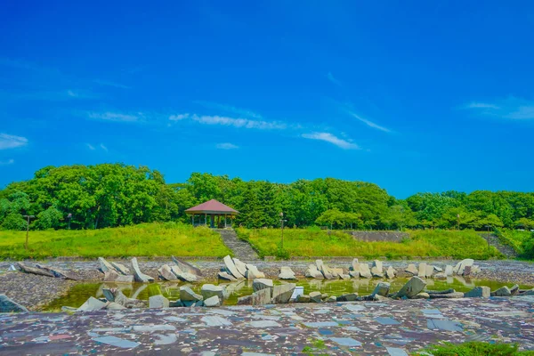 Akita Bölgesi Central Park Çekim Konumu Akita — Stok fotoğraf