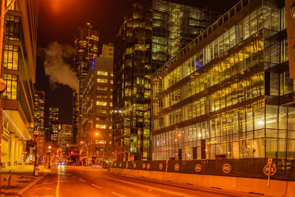 Toronto Nacht Ansicht Kanada Drehort Toronto — Stockfoto