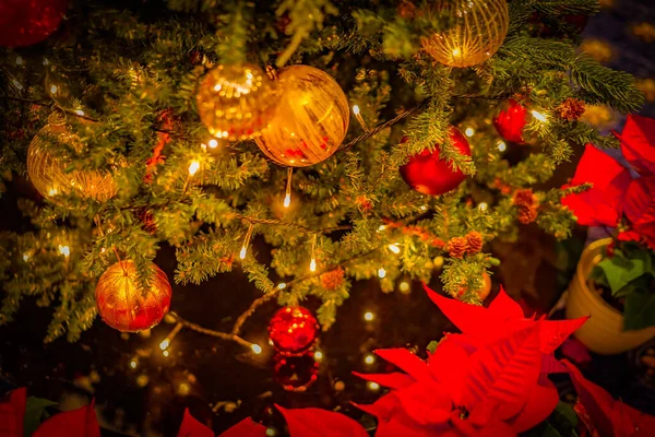 Decoración Del Árbol Navidad Ubicación Del Tiroteo Yokohama City Kanagawa —  Fotos de Stock