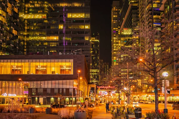 Toronto Nachtzicht Canada Schietplaats Toronto — Stockfoto