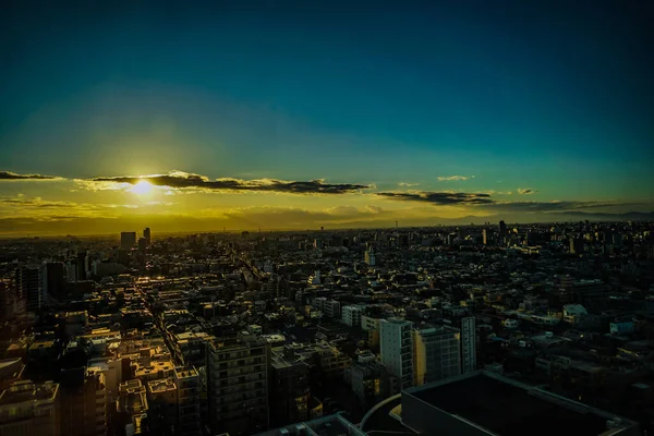 Shinjuku Κατοικημένη Περιοχή Και Θέα Βράδυ Τοποθεσία Λήψης Shinjuku Τόκιο — Φωτογραφία Αρχείου