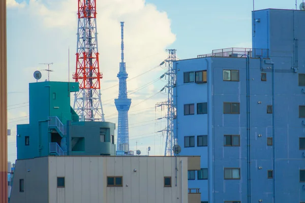 Landschap Met Tokyo Sky Tree Schietplaats Sumida Tokio — Stockfoto