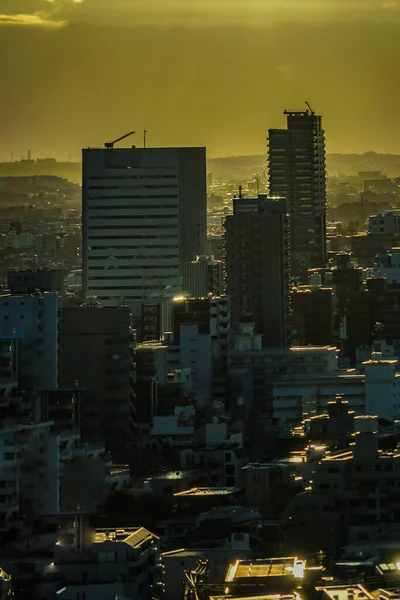 Shinjuku Wohngebiet Und Abendblick Drehort Shinjuku Tokio — Stockfoto