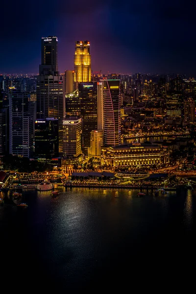 Marina Bay Сингапуре Место Съемки Сингапур — стоковое фото