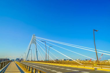 Daishi Bridge and blue sky. Shooting Location: Kawasaki City, Kanagawa Prefecture