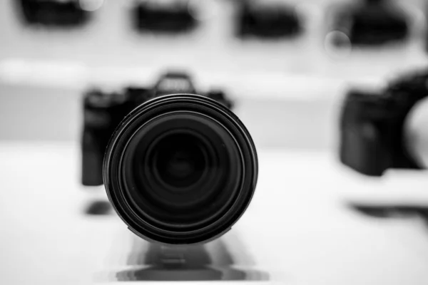 Obiettivo Fotocamera Reflex Ubicazione Delle Riprese Nishi Yokohama — Foto Stock