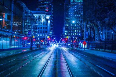 Toronto gece görüşü (Kanada). Çekim Konumu: Toronto