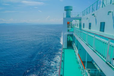 Tsugaru Boğazı feribotunda. Çekim Konumu: Aomori