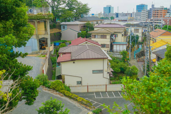 Residential area in Kanagawa -ku, Yokohama. Shooting Location: Kanagawa -ku, Yokohama