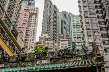 Hong Kong şehri. Çekim yeri: Hong Kong Özel Yönetim Bölgesi