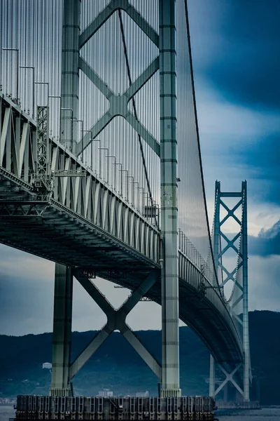 Brücke Über Die Akashi Straße Drehort Stadt Akashi Präfektur Hyogo — Stockfoto