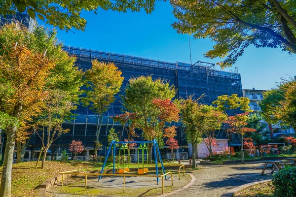 Міський Пейзаж Півдні Від Центру Місце Зйомки Цузукі Ворд Йокогама — стокове фото