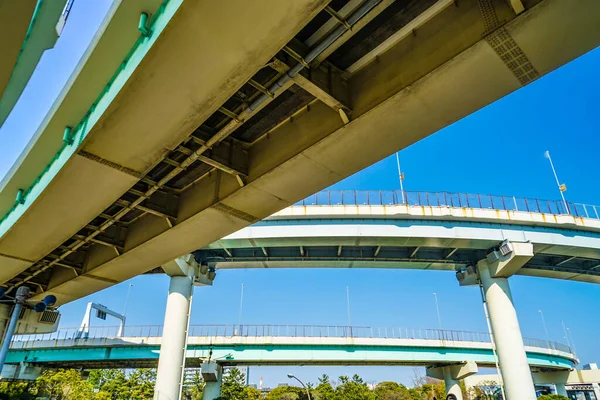 Высокие Линии Скоростной Автомагистрали Место Съемки Кото Токио — стоковое фото