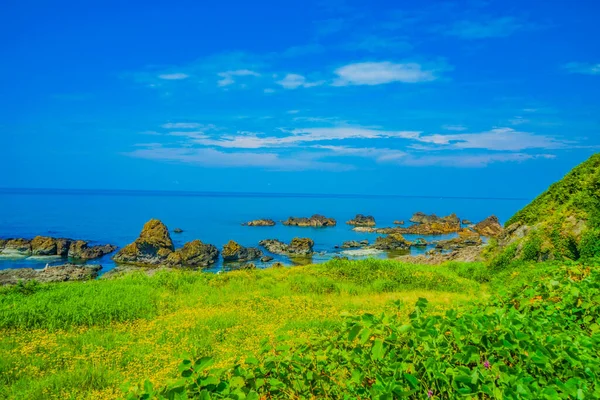 아키타 해안선 아키타 — 스톡 사진