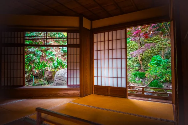 Японский Стиль Комнаты Японских Домов Место Съемки Нака Йокогама — стоковое фото