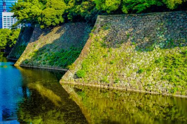 Edo Kalesi Ishigaki. Çekim Konumu: Chiyoda Koğuşu, Tokyo