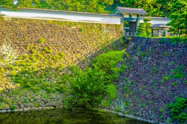 Edo Kalesi Ishigaki. Çekim Konumu: Chiyoda Koğuşu, Tokyo