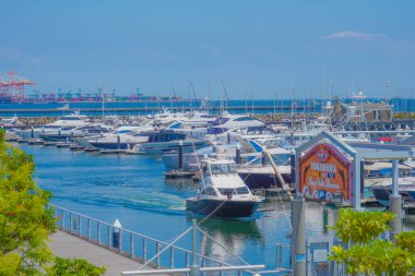 Yokohama Bayside Marina. Çekim yeri: Kanazawa -ku, Yokohama