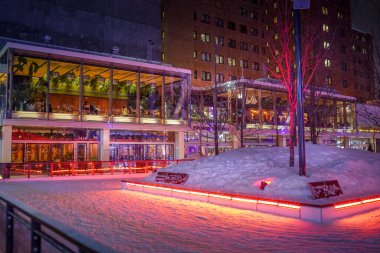 Montreal gece görüşü (Kanada). Çekim Konumu: Montreal, Kanada