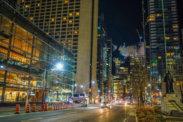 Toronto Nachtzicht Canada Schietplaats Toronto — Stockfoto