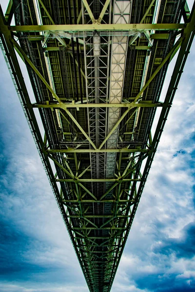 Akashi Boğazı Köprüsü Çekim Yeri Akashi Şehri Hyogo Bölgesi — Stok fotoğraf