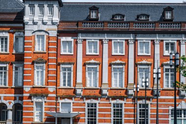 Tokyo İstasyon Binası. Çekim yeri: Tokyo Büyükşehir Bölgesi