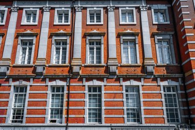 Tokyo İstasyon Binası. Çekim yeri: Tokyo Büyükşehir Bölgesi