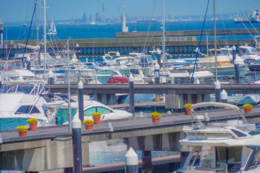 Yokohama Bayside Marina. Çekim yeri: Kanazawa -ku, Yokohama