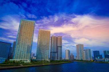 Chuo-ku, Tokyo 'daki apartman dairesi. Çekim yeri: Chuo -ku, Tokyo