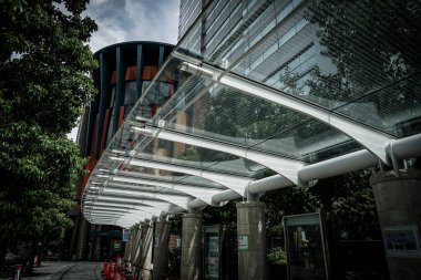 Harumis gökdelenleri (Chuo -ku, Tokyo). Çekim yeri: Chuo -ku, Tokyo