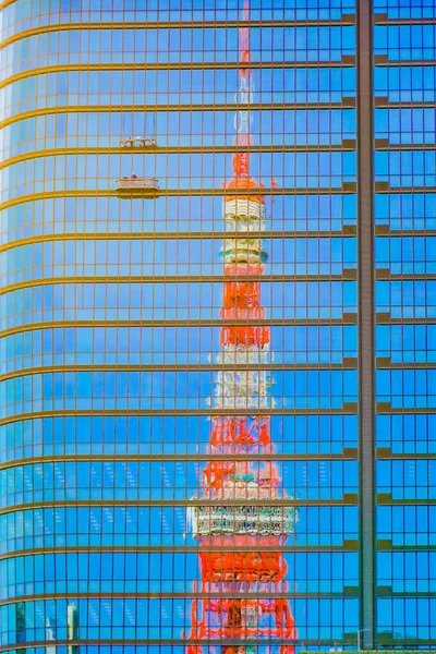 Torre Tóquio Janela Souji Localização Tiroteio Minato Tóquio — Fotografia de Stock