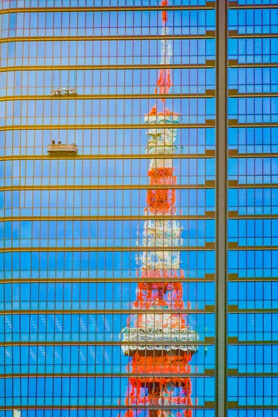 타워와 도쿄도 미나토구 — 스톡 사진