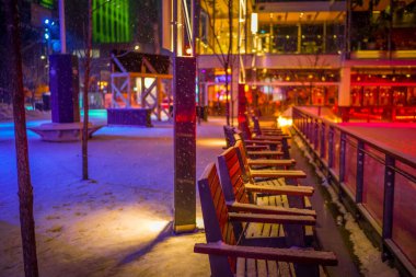 Montreal gece görüşü (Kanada). Çekim Konumu: Montreal, Kanada