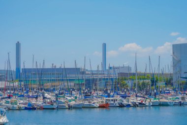 Yokohama Bayside Marina. Çekim yeri: Kanazawa -ku, Yokohama
