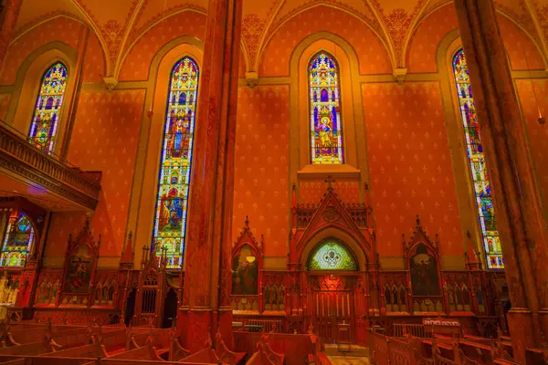 Patrick Cathedral Montreal Fotografering Plats Montreal Kanada — Stockfoto