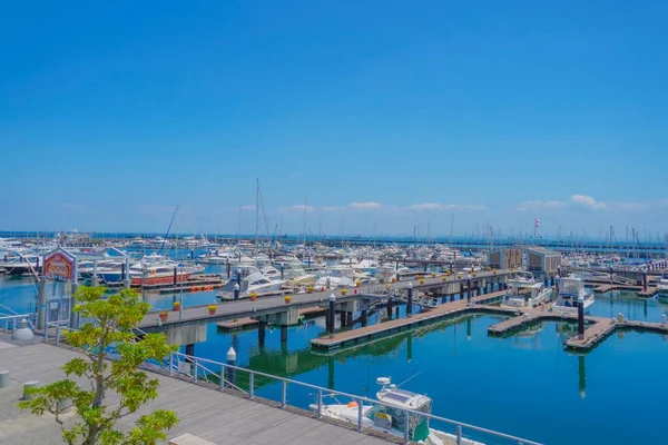 stock image Yokohama Bayside Marina. Shooting Location: Kanazawa -ku, Yokohama