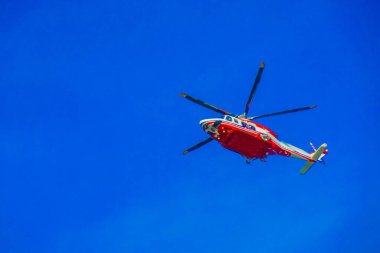 Kurtarma helikopteri (Yokohama için ilk tören). Çekim yeri: Yokohama-şehir kanagawa ili