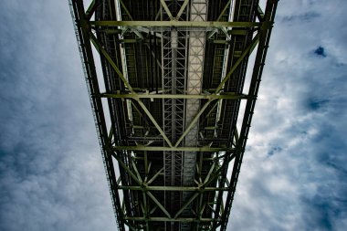 Akashi Boğazı Köprüsü. Çekim yeri: Akashi Şehri, Hyogo Bölgesi