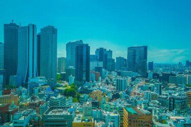 Shinjuku gökdelenleri (Shinjuku -ku, Tokyo). Çekim yeri: Shinjuku-ku, Tokyo