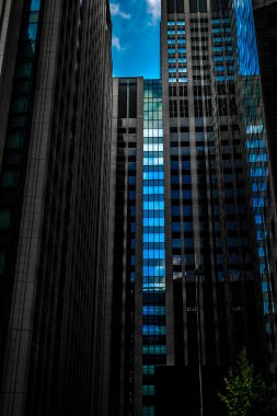 Otemachi ofis bölgesi. Çekim Konumu: Chiyoda Koğuşu, Tokyo