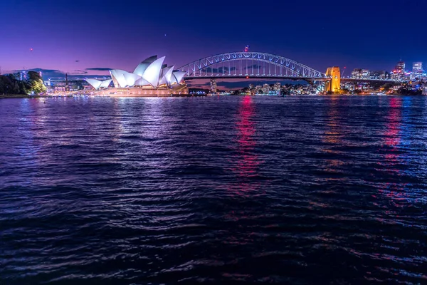 Opera House Harbor Bridge Luogo Delle Riprese Australia Sydney — Foto Stock