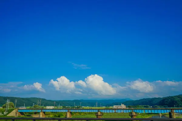 Paesaggio Ajigasawa Prefettura Aomori Luogo Delle Riprese Aomori — Foto Stock