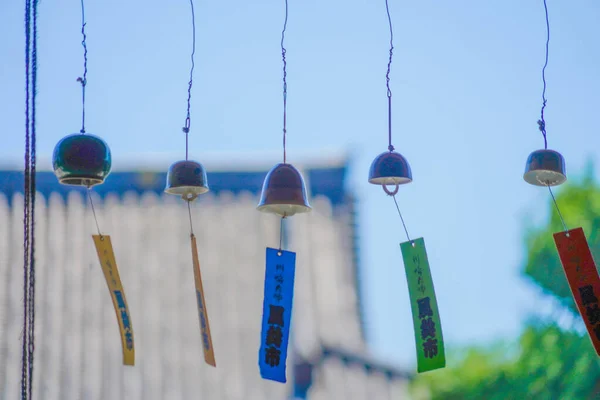 Ветряные Колокольчики Летняя Традиция Место Стрельбы Кавасаки Префектура Канагава — стоковое фото